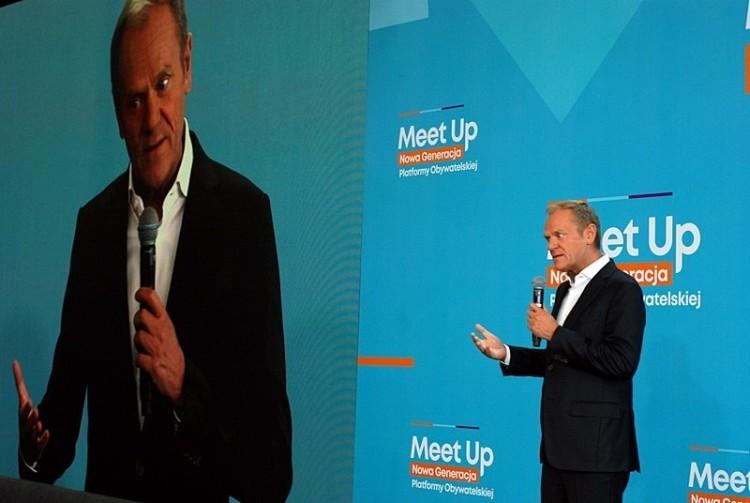 Tusk we Wrocławiu: krytykował PiS, zagrzewał do walki i rozliczenia PiS-u