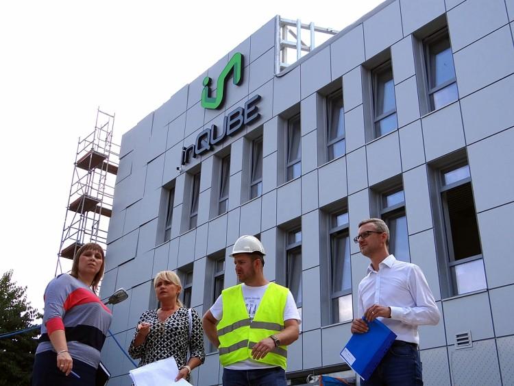 Przy Uniwersytecie Ekonomicznym powstaje inQUBE, czyli biurowiec dla start-upów [ZDJĘCIA]