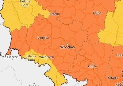 Podwójny alarm pogodowy dla Wrocławia. Pomarańczowy alert!