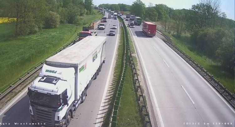 Wrocław: Wymiana barier na autostradzie A4. Trasa zwężona przez kilka godzin
