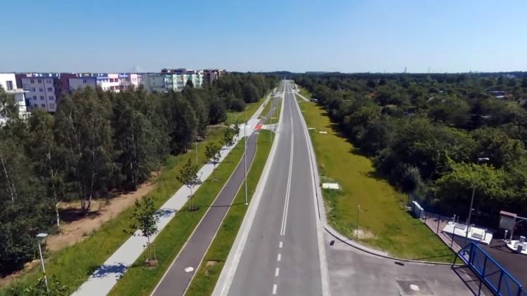 Oto droga, która połączy Stabłowice z ul. Kosmonautów [WIDEO Z LOTU PTAKA]