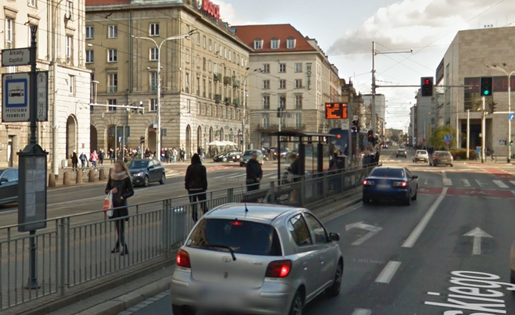 Wrocław: rusza przebudowa na skrzyżowaniu Piłsudskiego i Świdnickiej