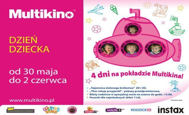 Tylko we wrocławskich Multikinach Dzień Dziecka trwa aż 4 dni! 