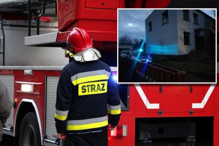 Wrocław: Pożar domu jednorodzinnego na Grabiszynie. Jedna osoba nie żyje