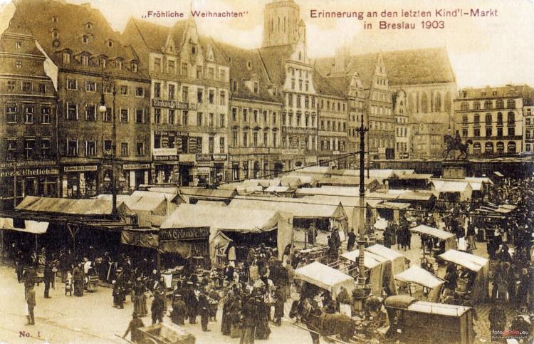 Wrocław: Tak wyglądał jarmark bożonarodzeniowy ponad sto lat temu. Oto unikatowe zdjęcia!