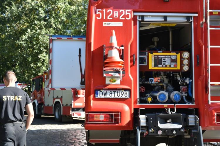 Pożar domu na Stabłowicach. Jedna osoba ranna