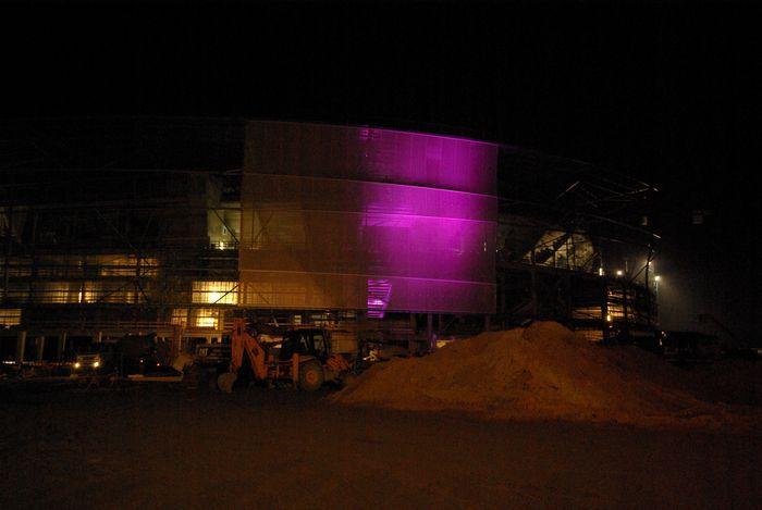 Stadion na Pilczycach już się świeci