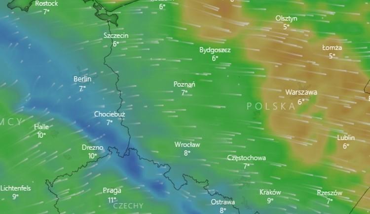 Orkan Otto w Polsce. Alert dla Wrocławia odwołany [MAPA LIVE]
