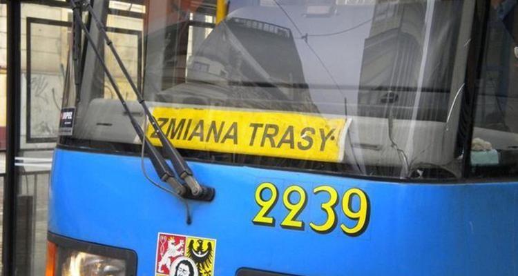 Tramwaje nie jeździły przez Widok i Grabiszyńską