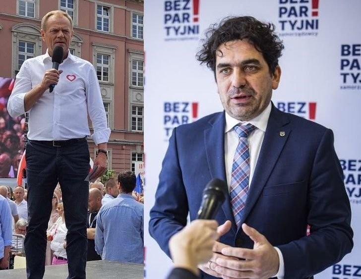 Tusk atakuje Bezpartyjnych Samorządowców, a ludzie PO z nimi współpracują