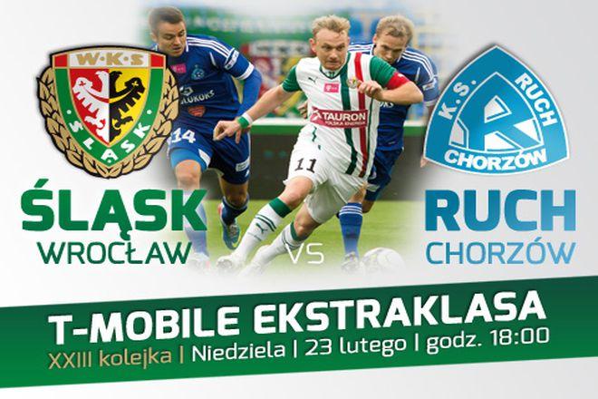 W niedzielę Śląsk zagra z Ruchem. Bilety na mecz od 17 złotych