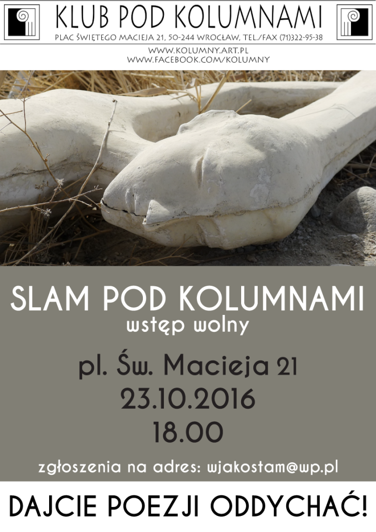 Slam w Klubie pod Kolumnami