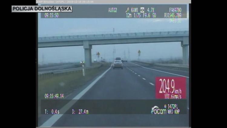 Sukces grupy SPEED. Kobieta na S5 pędziła ponad 200 km/h [WIDEO]