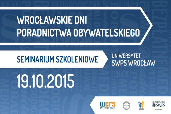 Zapraszają na Wrocławskie Dni Poradnictwa Obywatelskiego