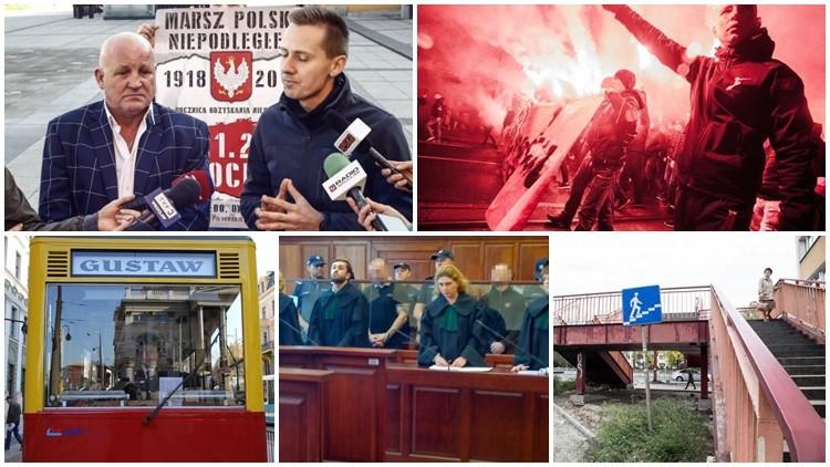 Zakaz marszu narodowców, sąd za dopalacze i bójkę w siłowni [PODSUMOWANIE DNIA]