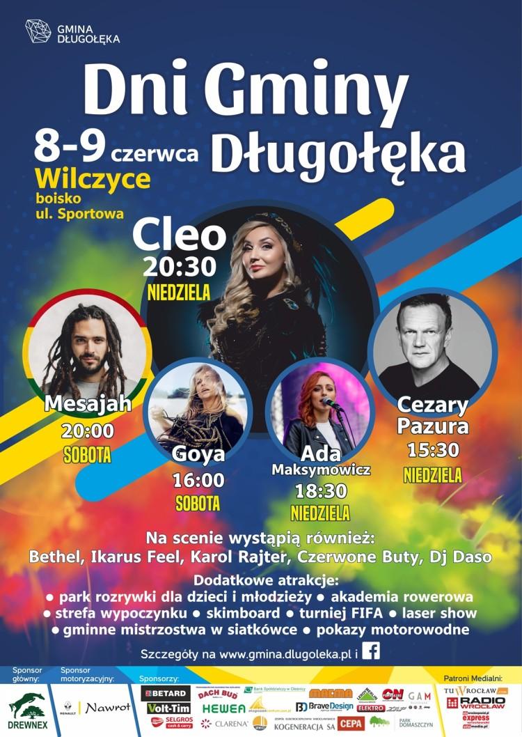 Moc gwiazd i atrakcji na Dniach Gminy Długołęka