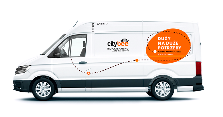 Nowe auta dostawcze na wynajem we Wrocławiu. To CityBee
