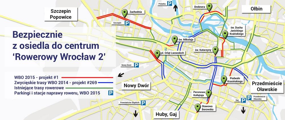 Czeka nas kolejny etap rowerowej rewolucji? Cykliści znów chcą wygrać w budżecie obywatelskim [MAPA TRAS]