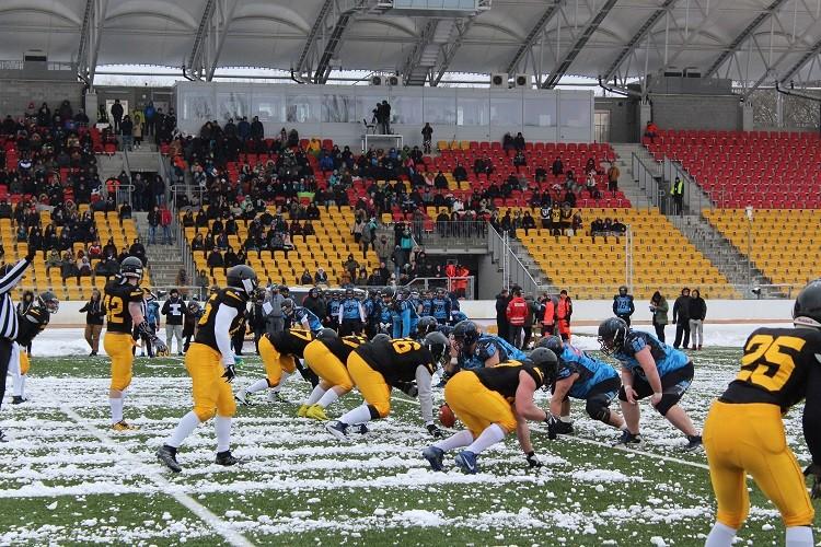 Wrocławskie Pantery lepsze od Lowlanders Białystok w śnieżnym meczu [RELACJA]