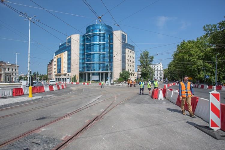 Pierwszy przystanek tramwaju na Nowy Dwór gotowy!