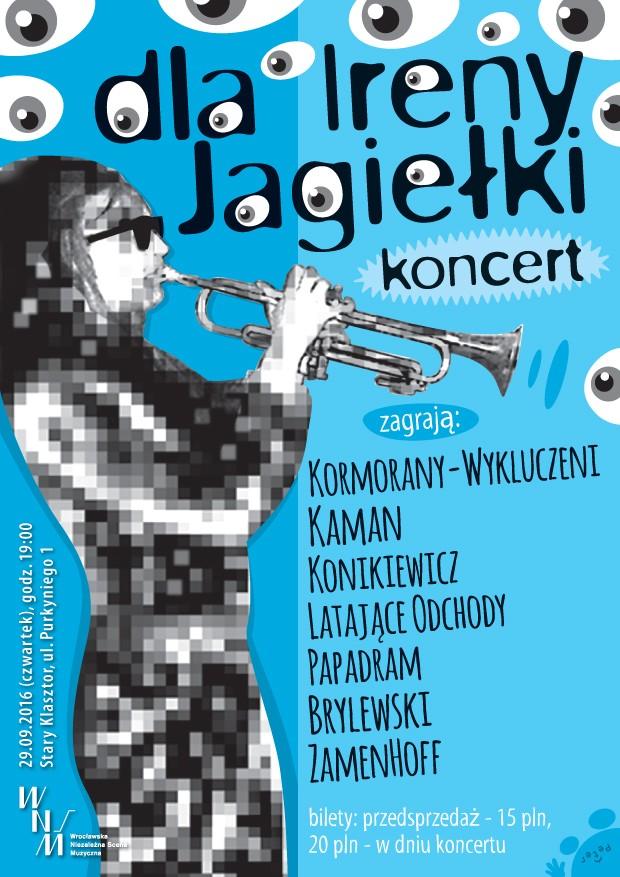 Koncert charytatywny dla Ireny Jagiełki