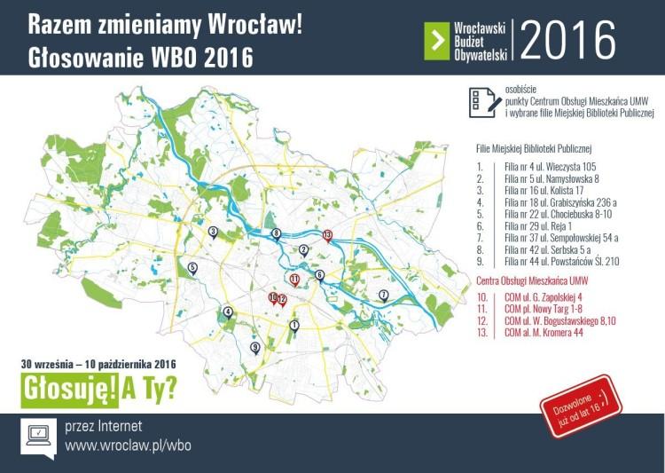 Rusza głosowanie na projekty WBO! (POCHWAL SIĘ SWOIM POMYSŁEM)