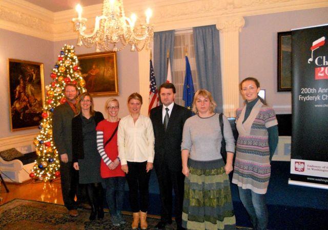 Wykładowcy WSH u Ambasadora Polski w Waszyngtonie