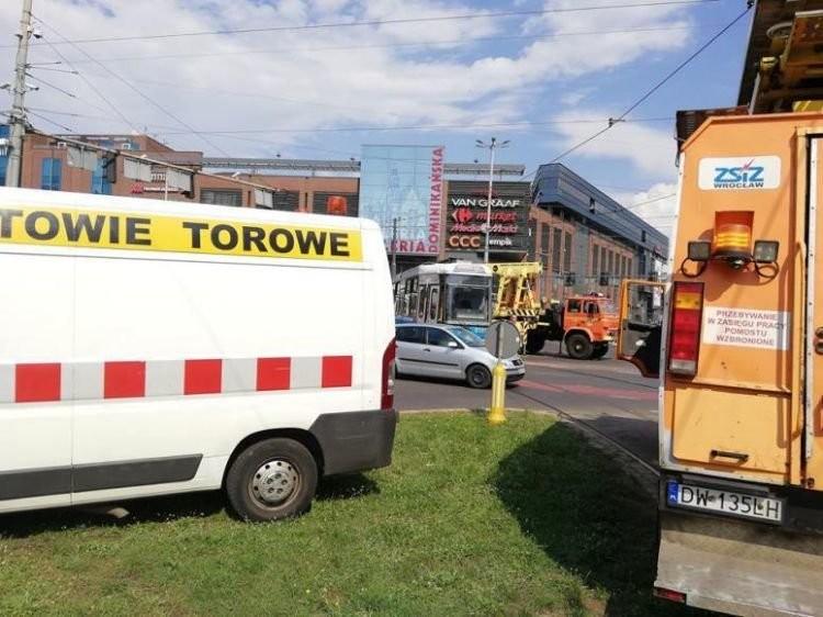Wrocław: Kłopoty z dojazdem na Księże Małe po awarii MPK