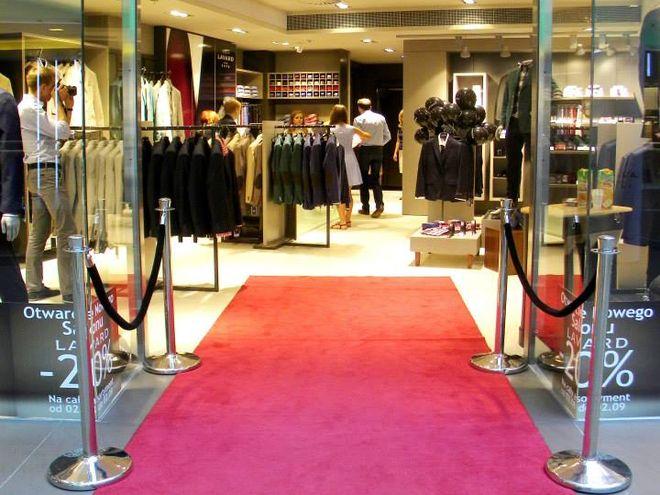 Nowy salon mody męskiej w jednej z wrocławskich galerii handlowych