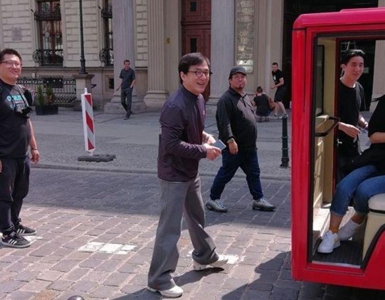 Słynny aktor Jackie Chan odwiedził Wrocław