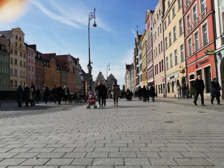 Wiosna we Wrocławiu. Turyści, ogródki piwne i spacery w słońcu [ZDJĘCIA]
