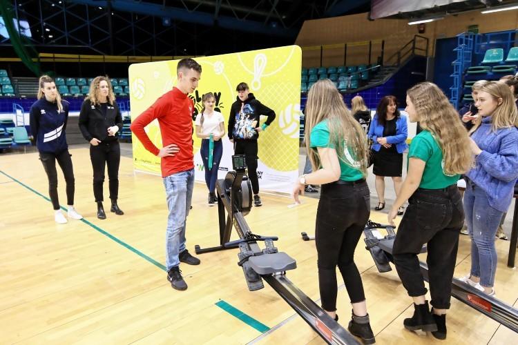 Ósemka Politechniki Wrocławskiej na meczu #VolleyWrocław