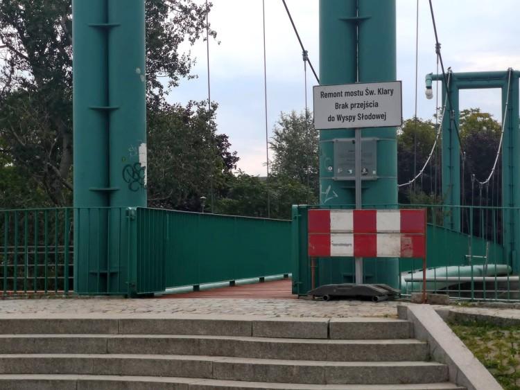 Wrocław: Most św. Klary idzie do remontu. Zostanie zamknięty