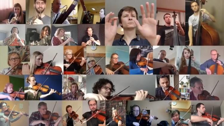Filharmonia zdalnie zagrała dla NadZwyczajnych bohaterów [WIDEO]