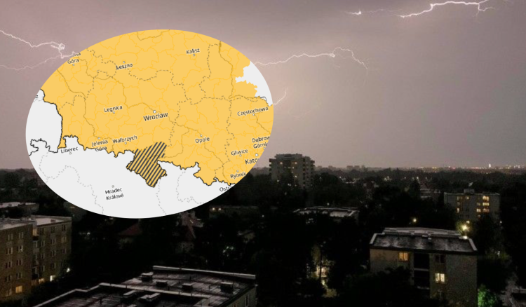 Uwaga! Do Wrocławia nadciągają wiosenne burze. Będzie wiało 85 km/h!