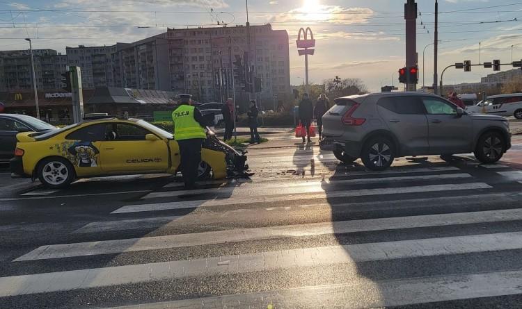 Wrocław: Wypadek na Gaju. Utrudnienia w ruchu