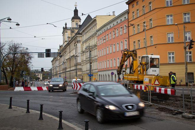 Jest ułatwienie dla rowerzystów w samym centrum miasta