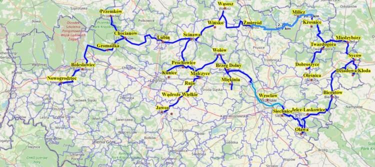 Dolnośląska Autostrada Rowerowa. Powstanie 500 km wygodnych dróg dla rowerzystów [MAPA]