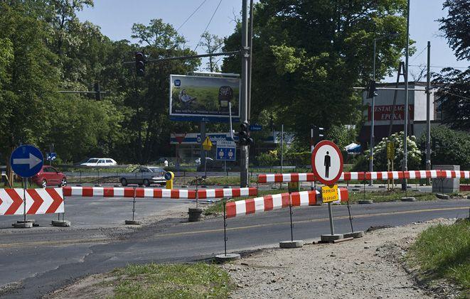 Ul. Wyścigowa w remoncie 