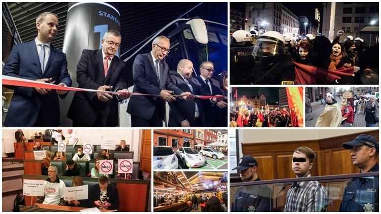Więzienie dla bombera, nowy dworzec PKS i zamieszki na marszu – taki był listopad 2017