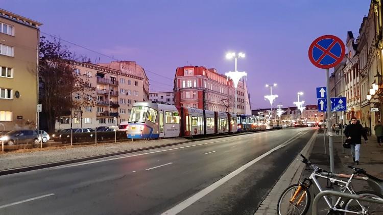 Awaria torowiska w centrum