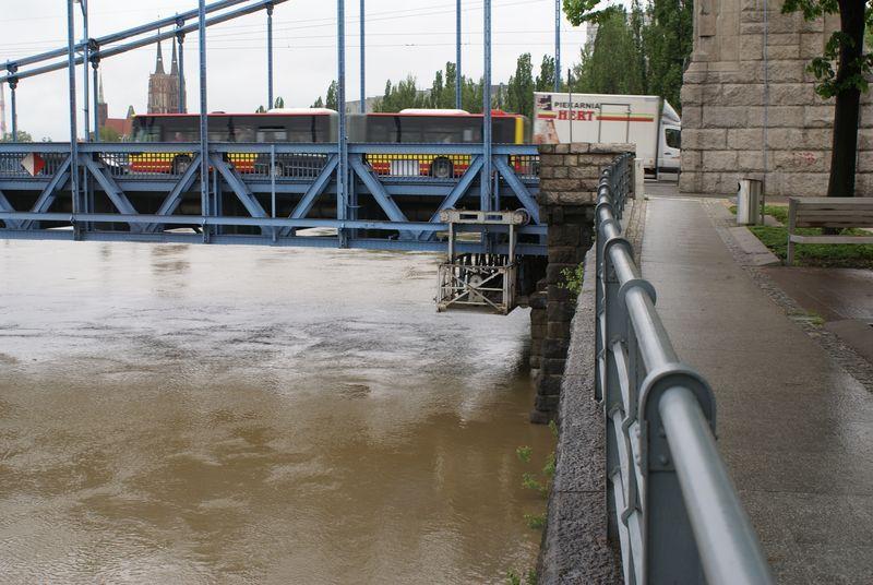 Alarm przeciwpowodziowy we Wrocławiu