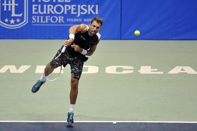 Challenger ATP Wrocław Open. Dwa tysiące widzów oklaskiwało awans Łukasza Kubota