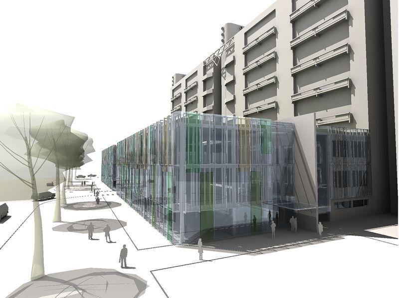 Nowy biurowiec vis-a-vis Sky Tower?