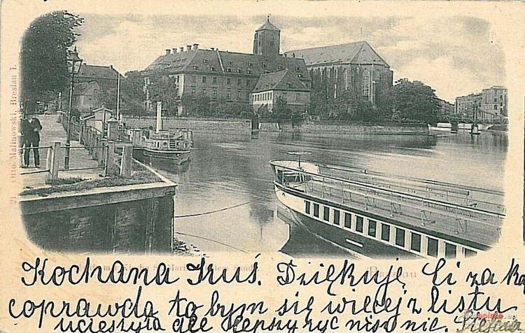 Wrocław dawniej i dziś: Bulwar Dunikowskiego