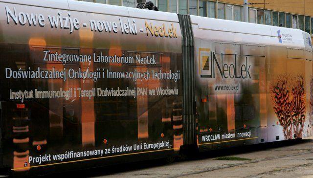 Wrocławski tramwaj promuje nowe laboratorium