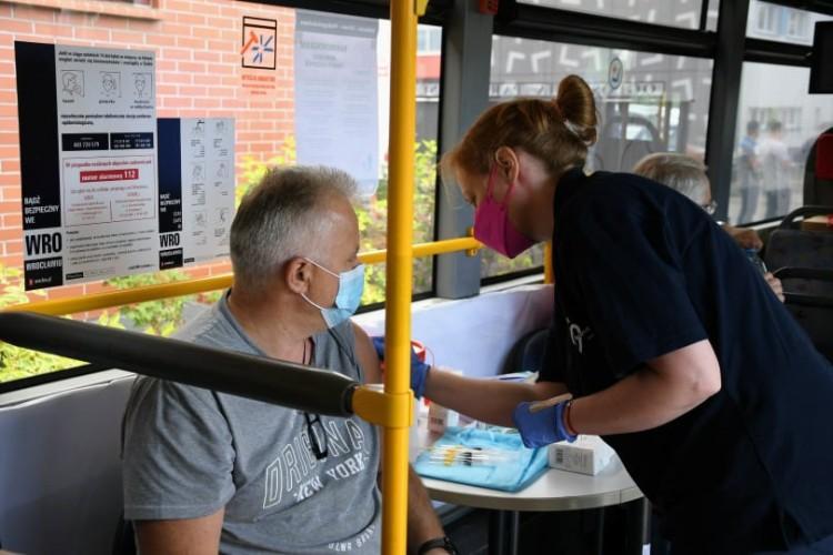 Wrocław: Od teraz zaszczepisz się na COVID-19 w autobusie MPK [ROZKŁAD JAZDY]