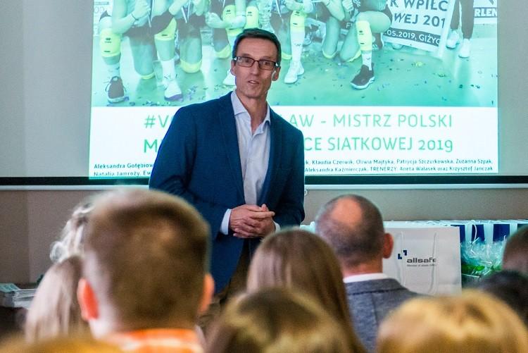 Rafał Błaszczyk (#VolleyWrocław): Planujemy budowę nowej hali na potrzeby siatkówki [WYWIAD]