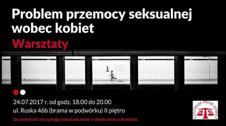 Problem przemocy seksualnej wobec kobiet – bezpłatne szkolenie