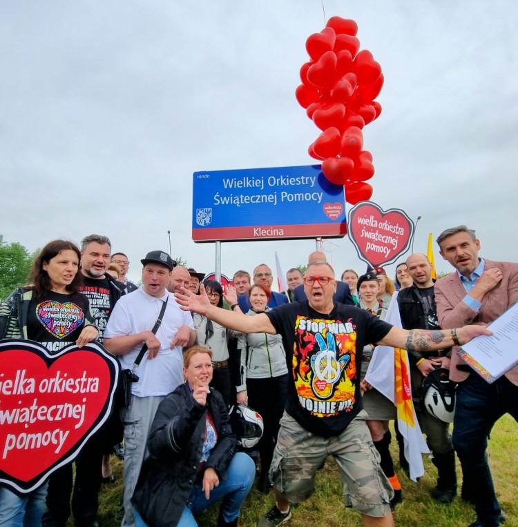 Wrocław: Rondo im. WOŚP oficjalnie otwarte. Na uroczystości był Jurek Owsiak